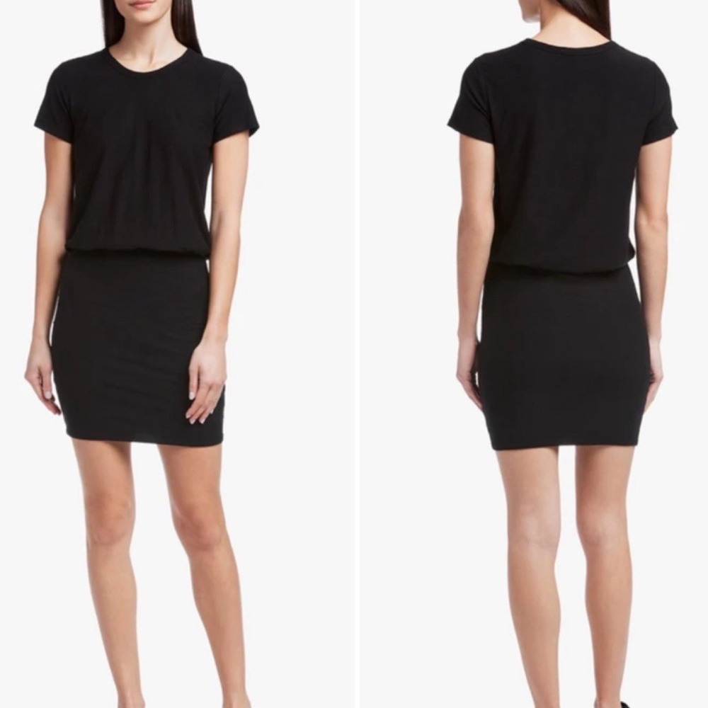 EUC James Perse black blouson t shirt dress. Size 2 or small.
